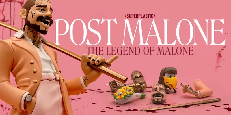 Post Malone x Superplastic figura