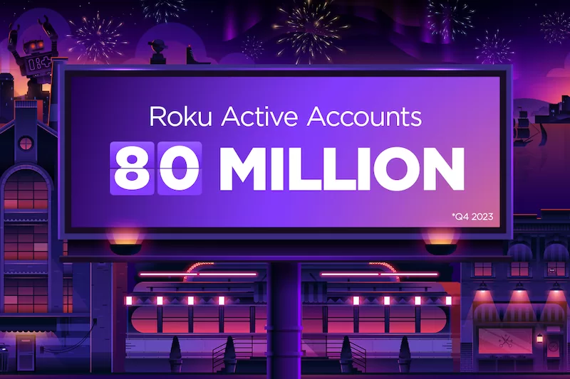 Roku supera los 80 millones de cuentas activas a nivel mundial