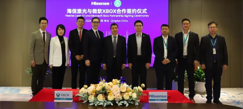 Hisense x Xbox pantalla