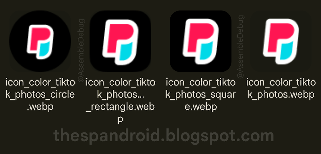 TikTok Photos logos aplicacion