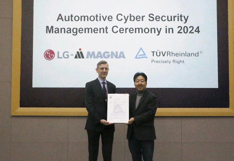 LG Magna e-Powertrain recibe la certificación en gestión de ciberseguridad