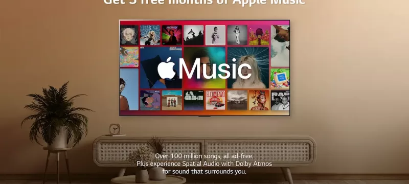 LG Smart TV Apple MusicPR Image