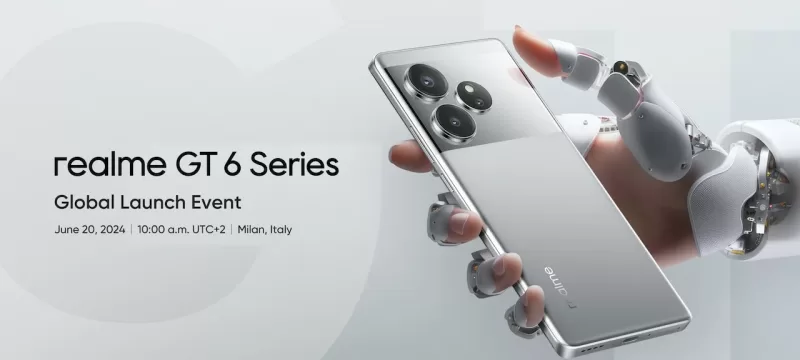 La serie GT 6 de realme presentacion