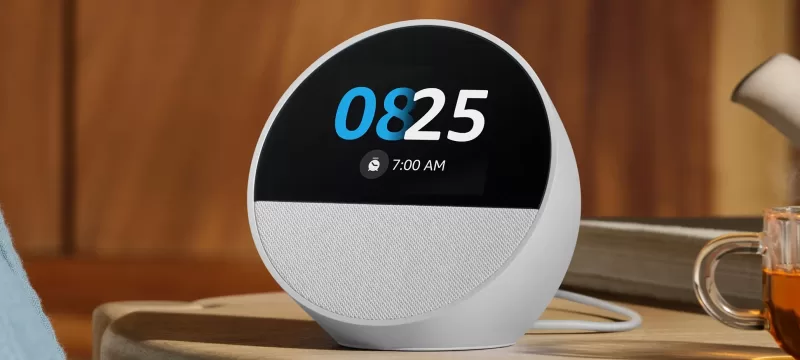 Amazon Echo Spot blanco mexico