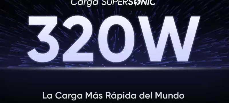 realme Carga Supersónica de 320W