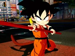 Dragon Ball Sparking Zero goku pequeno