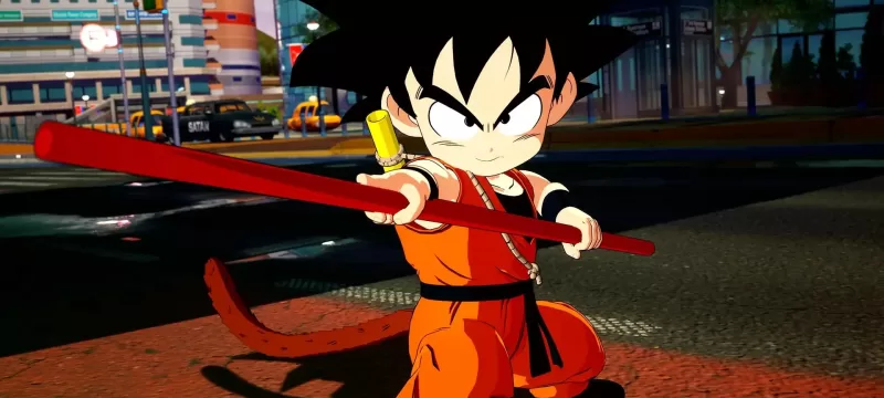 Dragon Ball Sparking Zero goku pequeno