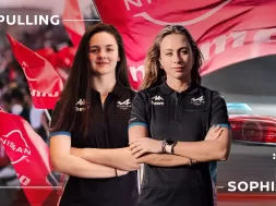 Sophia Flörsch y Abbi Pulling Valencia pruebas Formula E Team