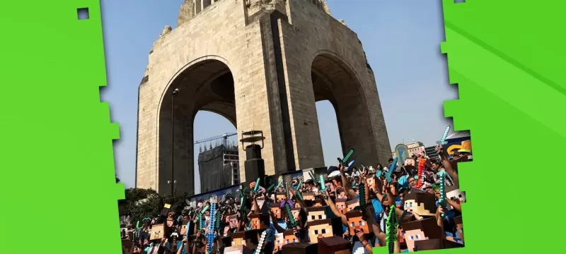 Xbox México y Minecraft Guinness