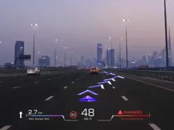 realidad aumentada de LG para autos