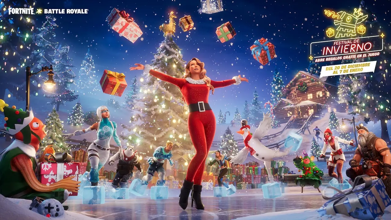 Mariah Carey y todo el contenido del Festival de Invierno 2024 en Fortnite