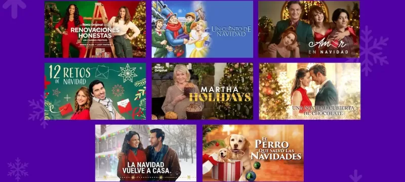 temporada navideña Roku