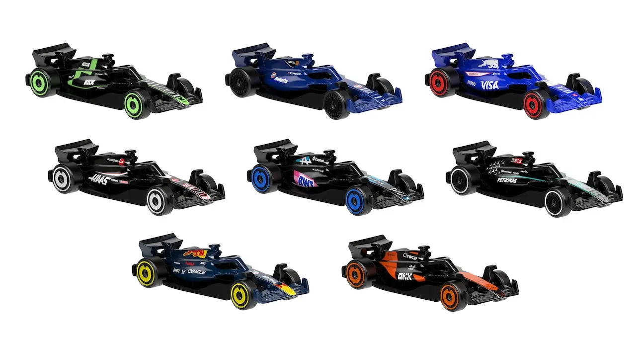 Hot Wheels Formula 1 autos 2025