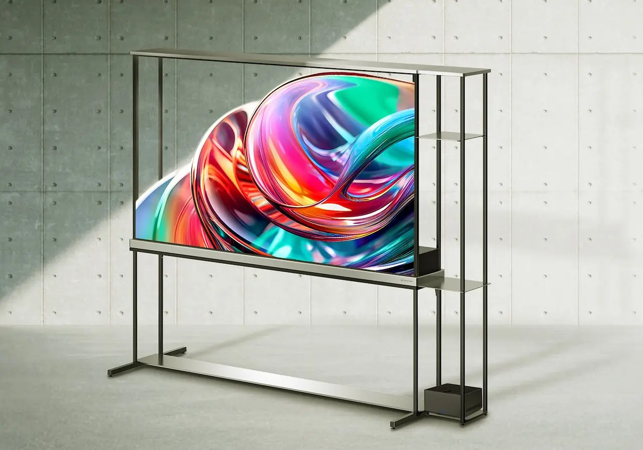 LG SIGNATURE OLED T el televisor más avanzado con el apoyo de Kartell