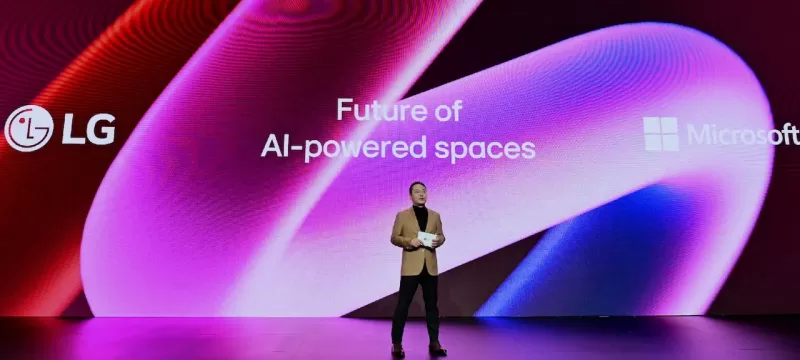 LG x Microsoft servicios IA CES 2025