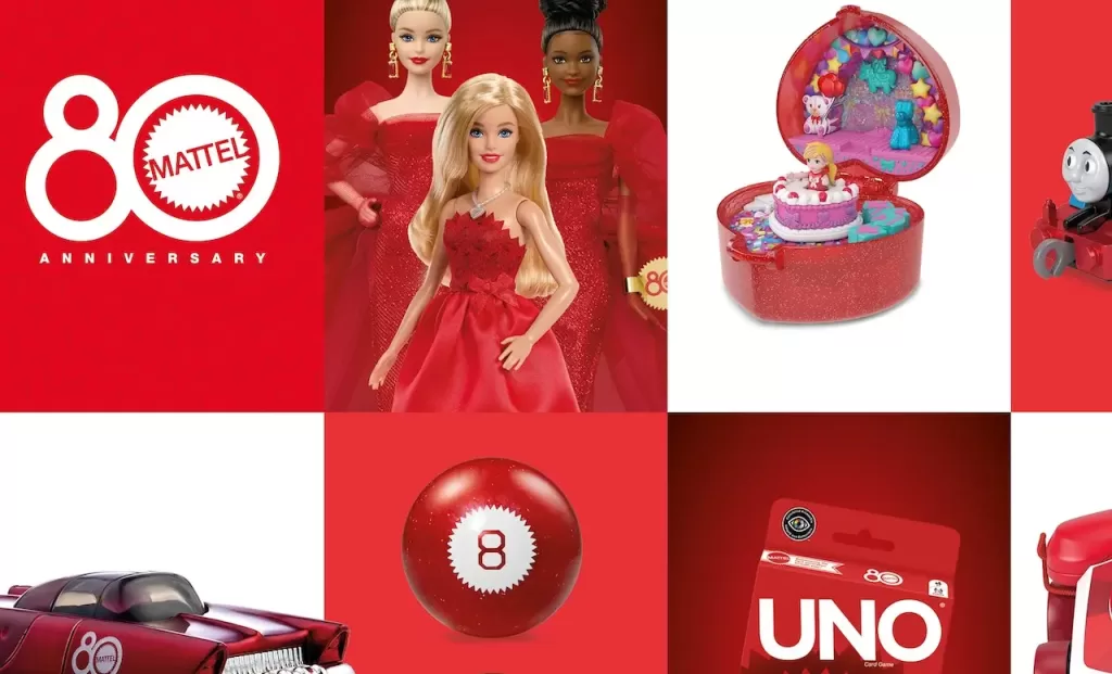 Mattel 80 anos Ruby Coleccion