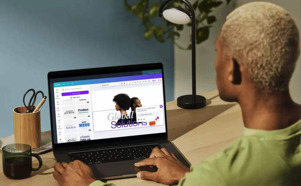 Canva Presentations mockup