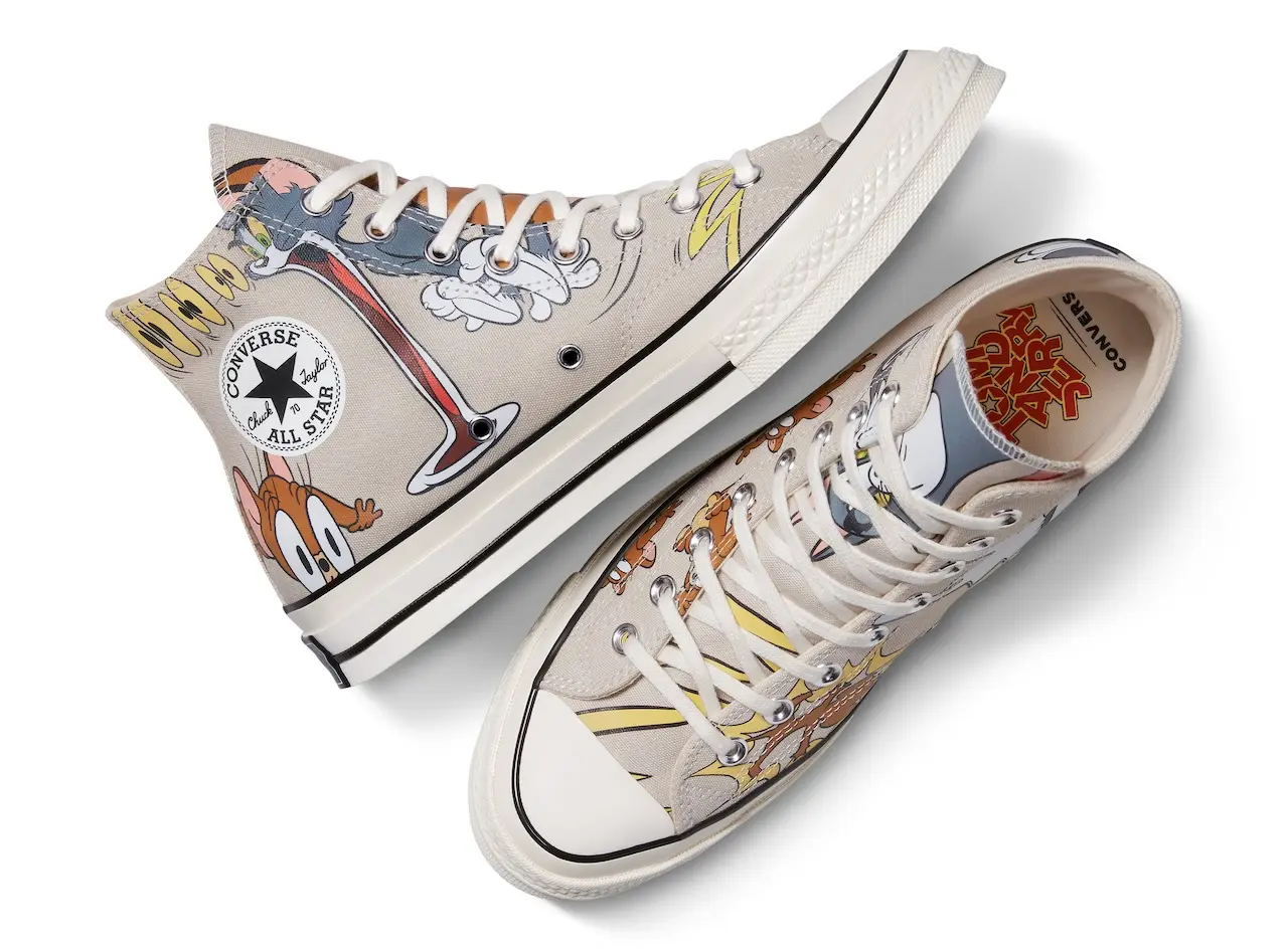 Converse x Tom y Jerry Chuck Tayor 70 baige