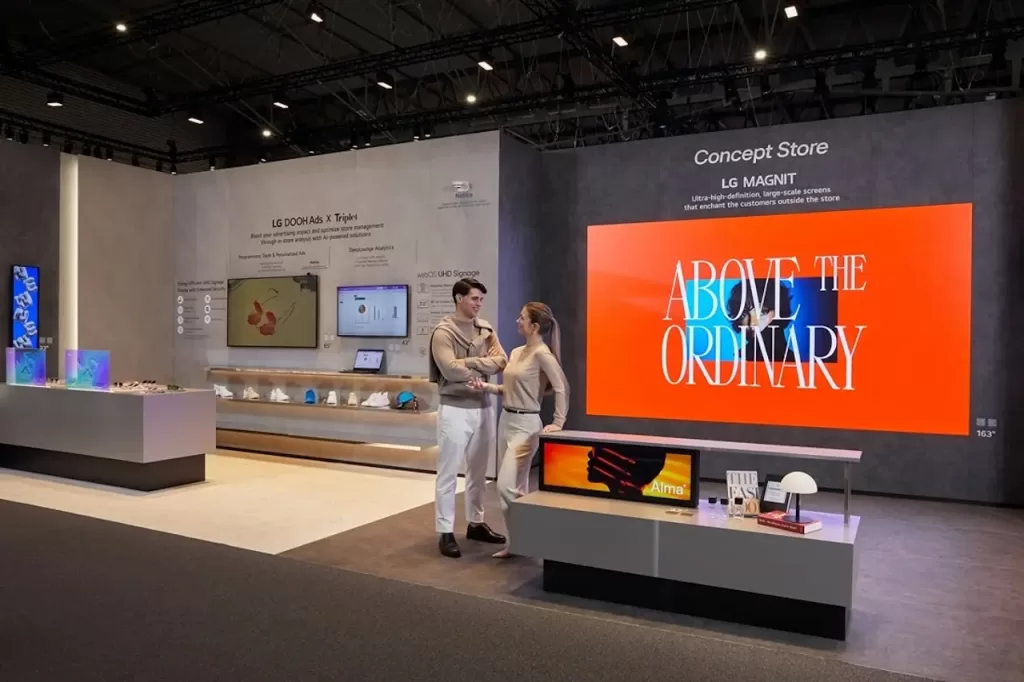 LG 2025 señalización LG Magnit