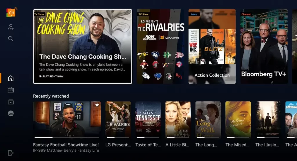 LG Channels Multimedios