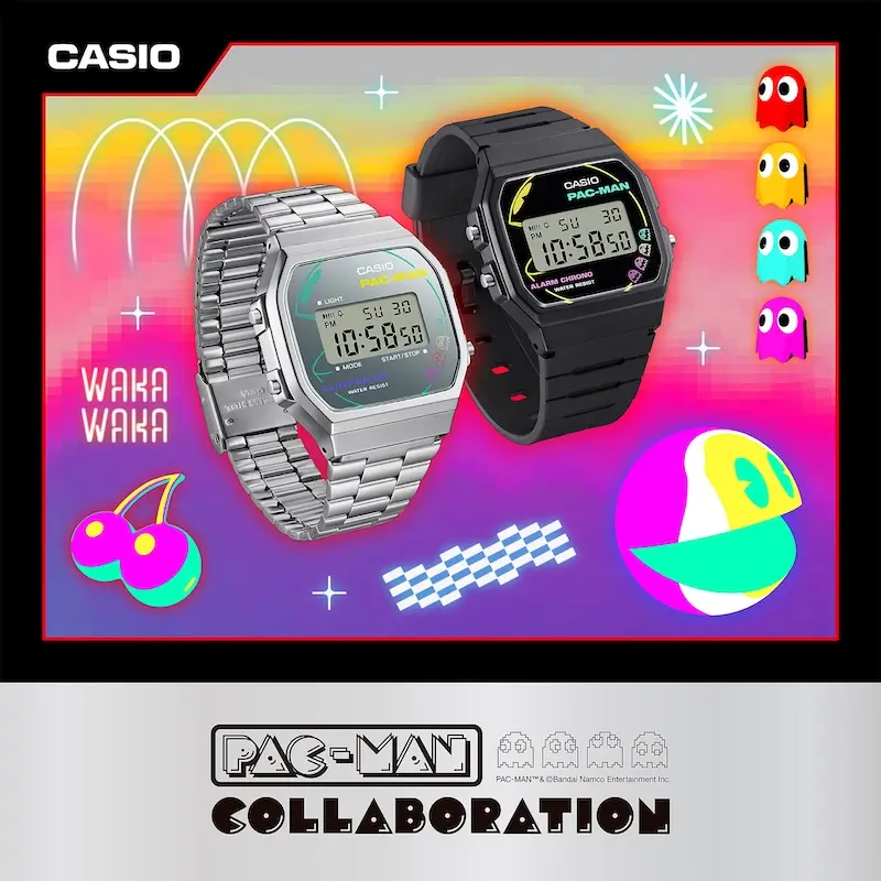 casio x pac-man coleccion 45 aniversario coleccion