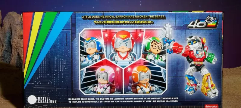 Voltron x Little People caja