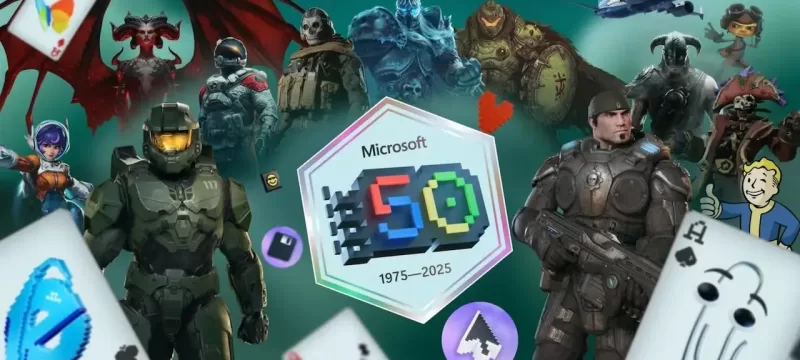 Xbox Microsoft 50 aniversario