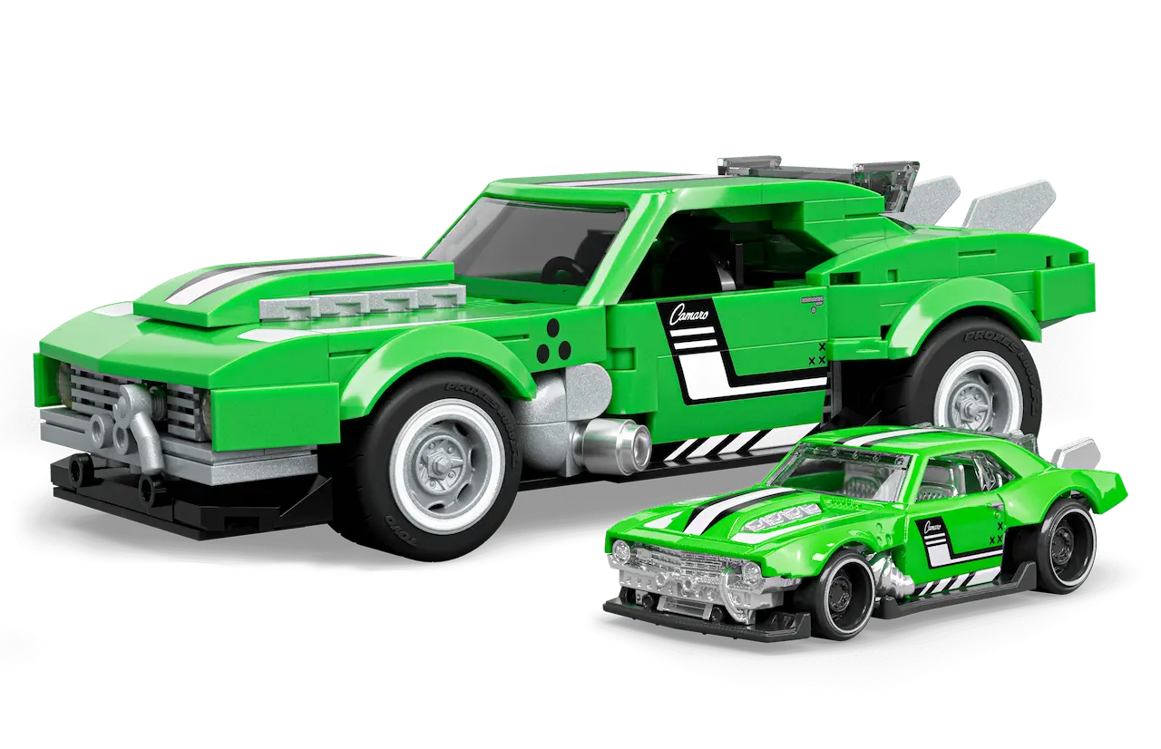 Mattel Brick Shop Hot Wheels 68 Camaro