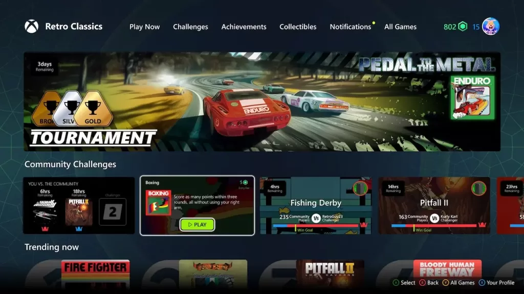 Retro Classics Xbox Game Pass