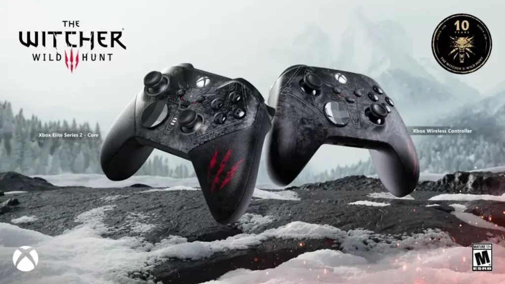 control inalámbrico Xbox Edición Especial 10 aniversario de The Witcher 3