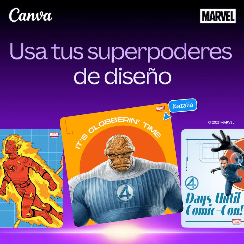 Canva coleccion Marvel