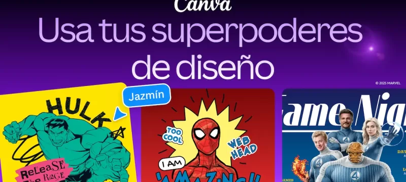 Canva x Marvel coleccion