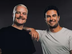 Checo Perez y Botas en Cadillac F1