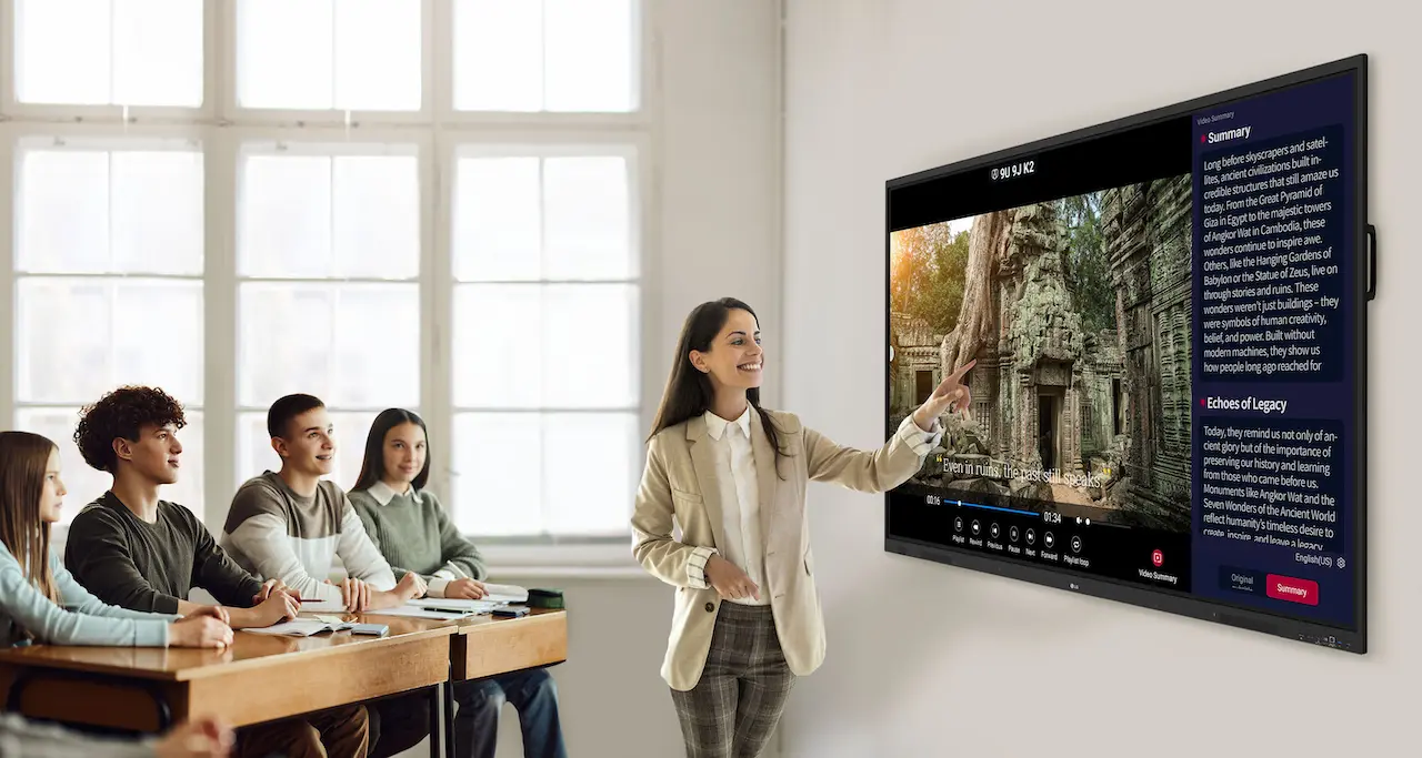 LG CreateBoard pone la tecnología en los salones de clases en México