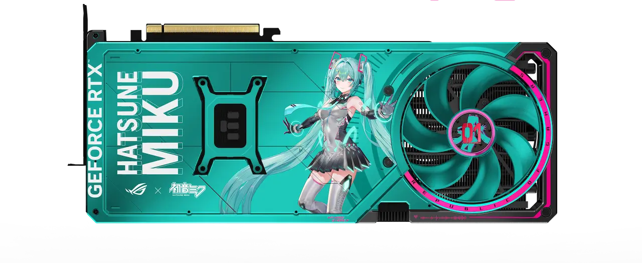 ROG ASTRAL RTX5080 O16G HATSUNE MIKU EDITION