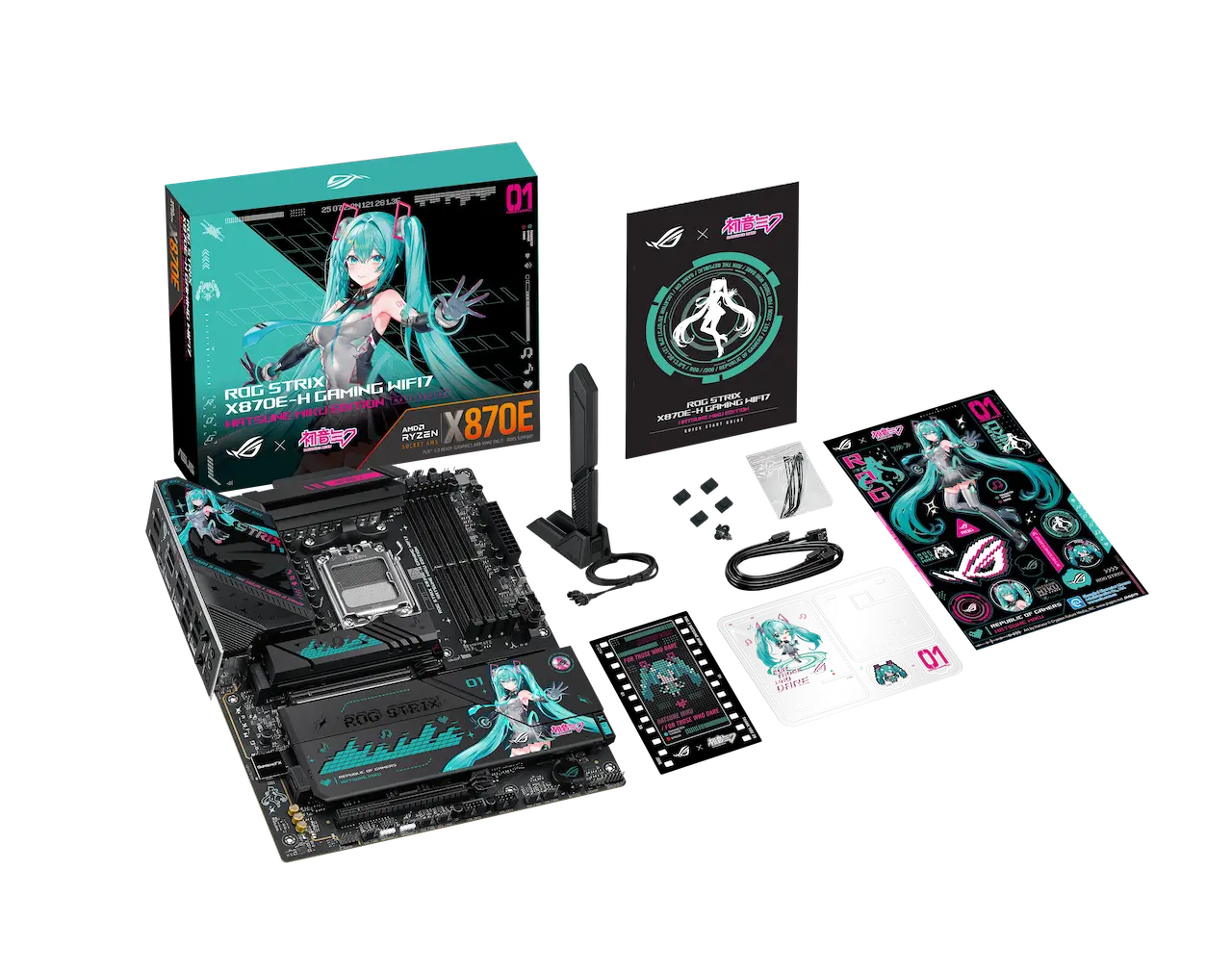 ROG STRIX X870E-H GAMING WIFI7 HATSUNE MIKU EDITION