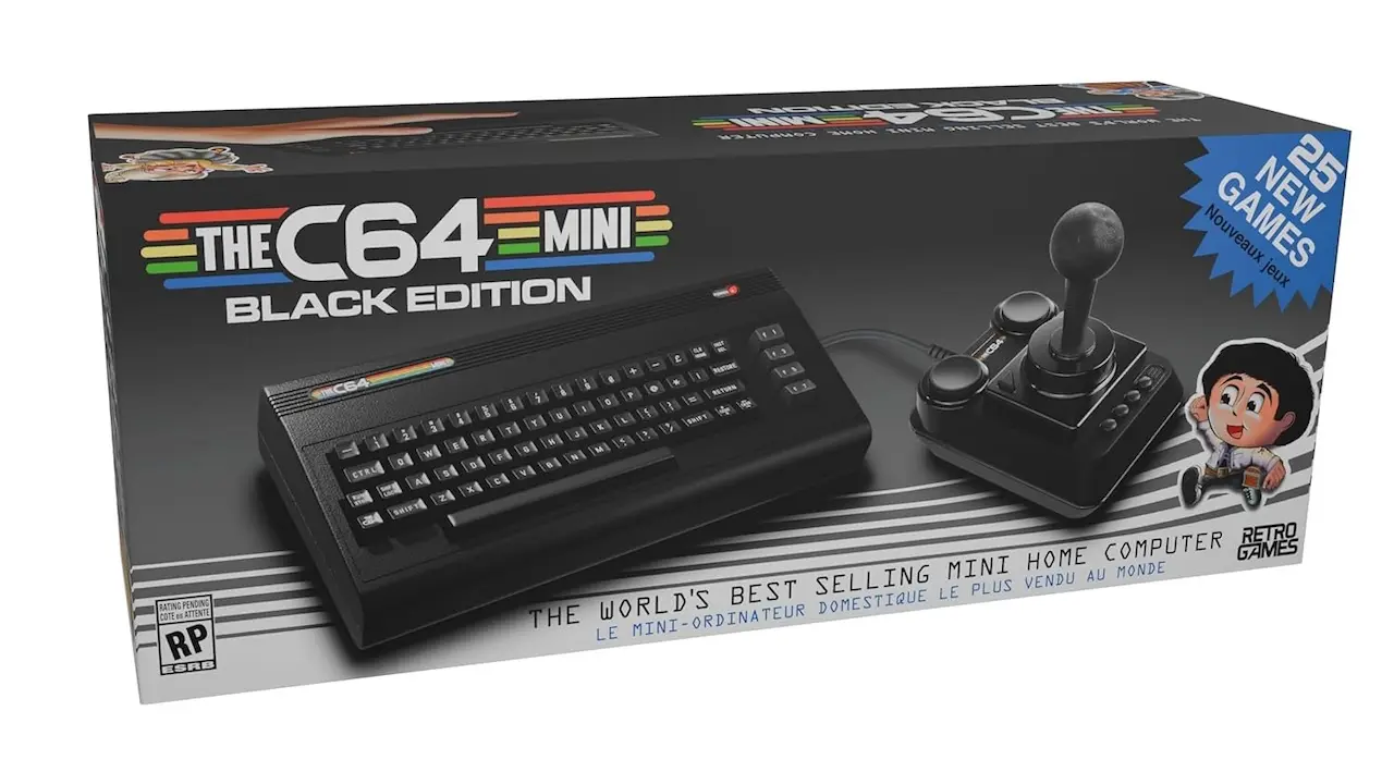 THEC64 Mini Black Edition la nueva versión de la clásica Commodore 64