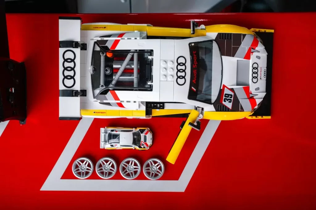 Audi x Mattel Brick Shop Hot Wheels
