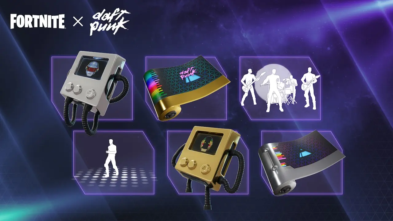 Daft Punk en Fortnite lote