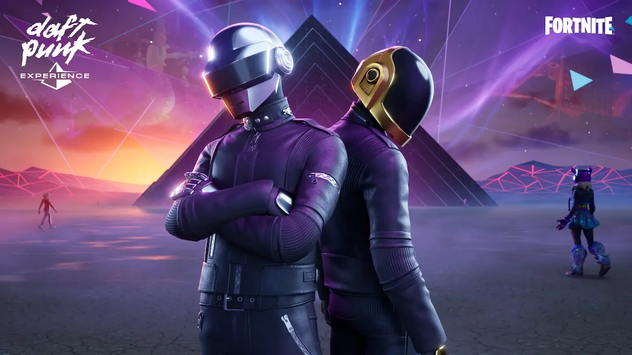 El increíble duo de Daft Punk llega a Fortnite con skins, emotes y más