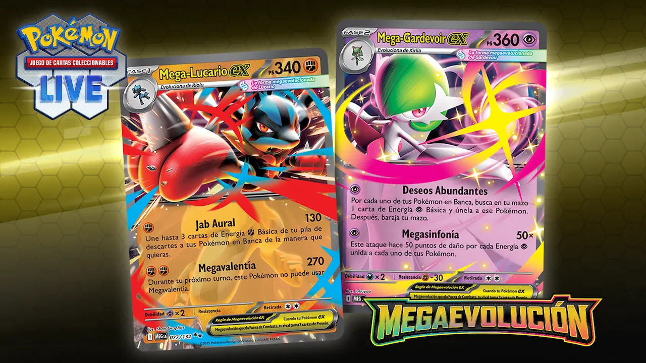 Regresa la Megaevolución ahora al Juego de Cartas Coleccionables Pokémon