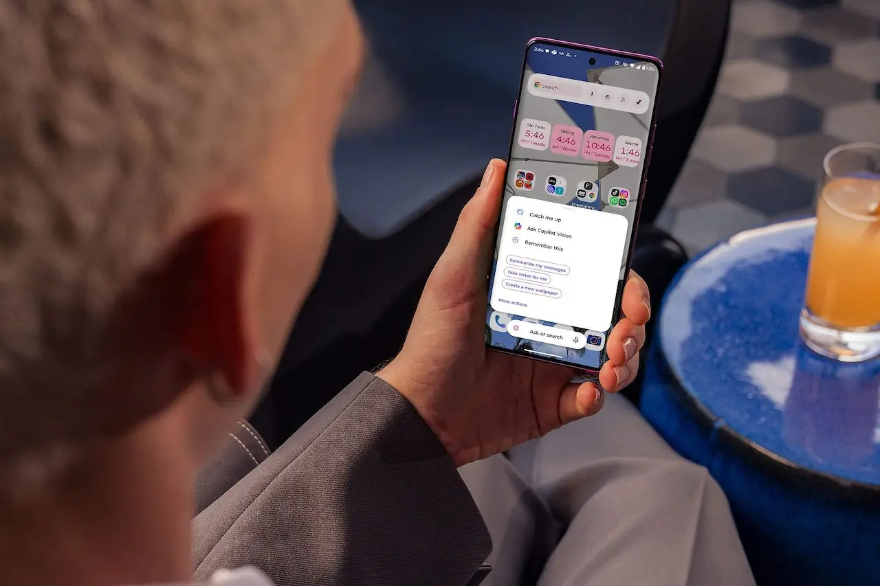 Microsoft Copilot Vision ahora se integra a moto ai en estos smartphones