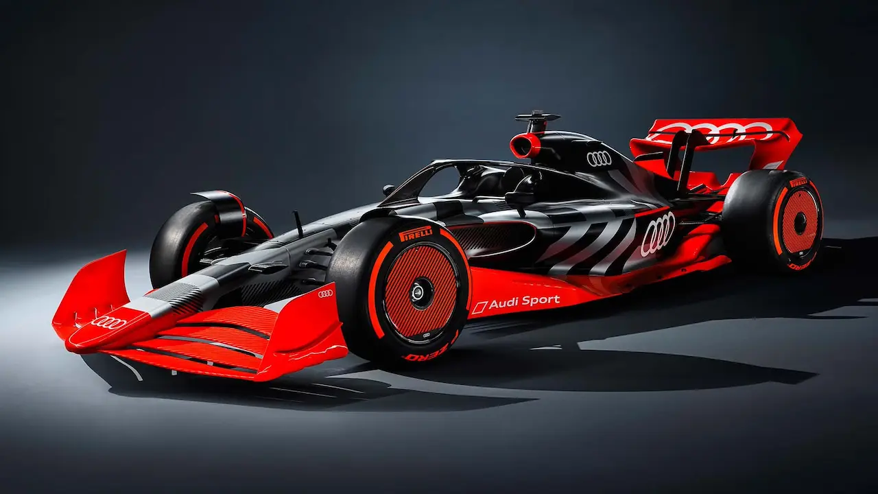 adidas x Audi F1 autos