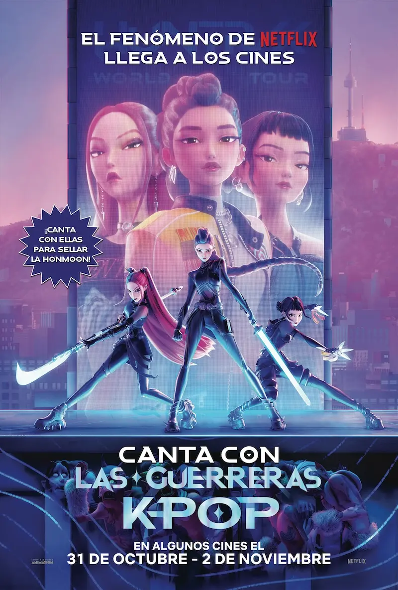 Demon Hunters Las guerreras KPop Cines Mexico