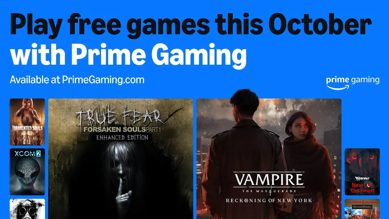 Nuevos juegos gratis llegan a Prime Gaming para cerrar el mes de octubre 2025
