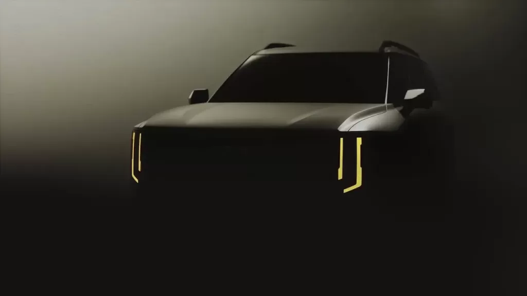 Kia Telluride 2027 teaser frente