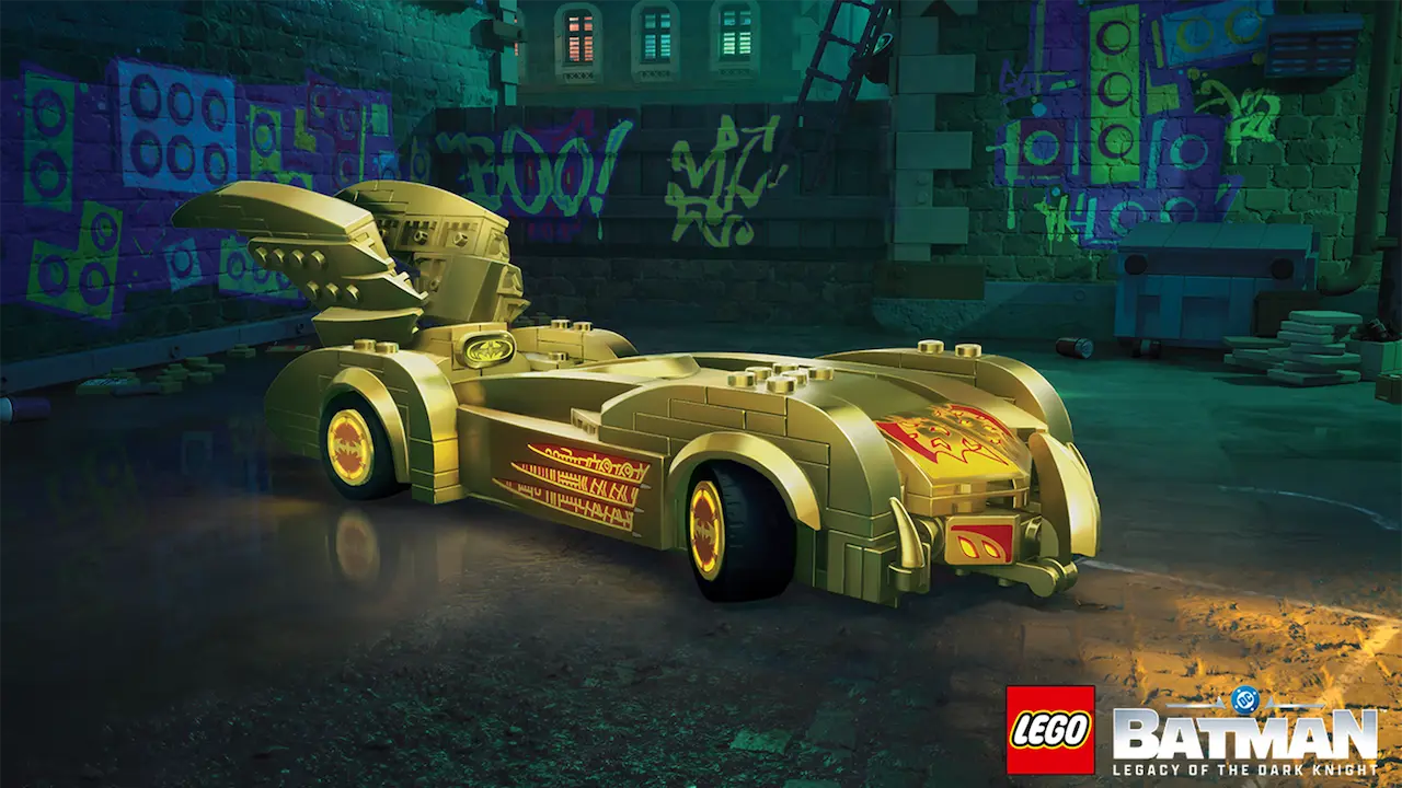 LEGO Batman_ Legacy of the Dark Knight - Batman & Robin Batmobile (Gold)