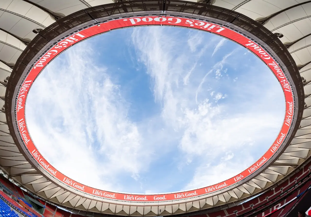 Riyadh Air Metropolitano Stadium LG pantalla