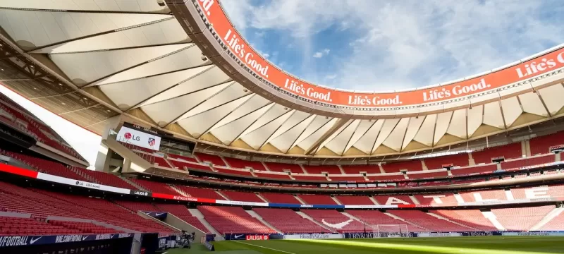 Riyadh Air Metropolitano Stadium LG pantallas