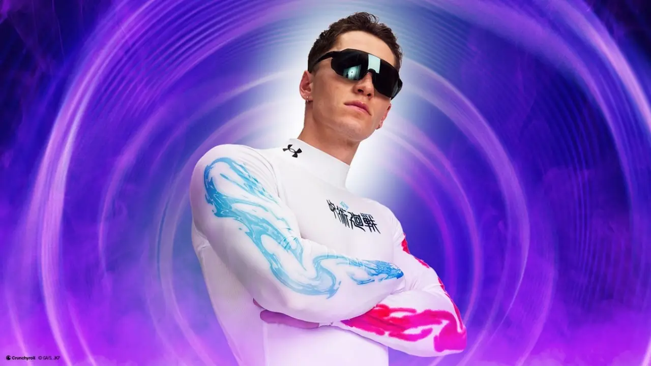 Under Armour x Jujutsu Kaisen Gojo HeatGear Mock Long Sleeve